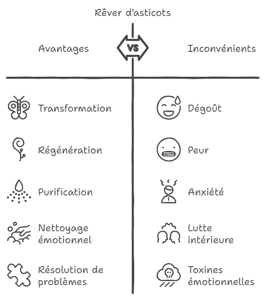Rêver d'asticots les avantages et inconvénients