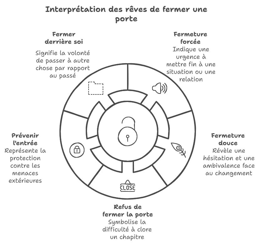 Interprétation des rêves de fermer une porte