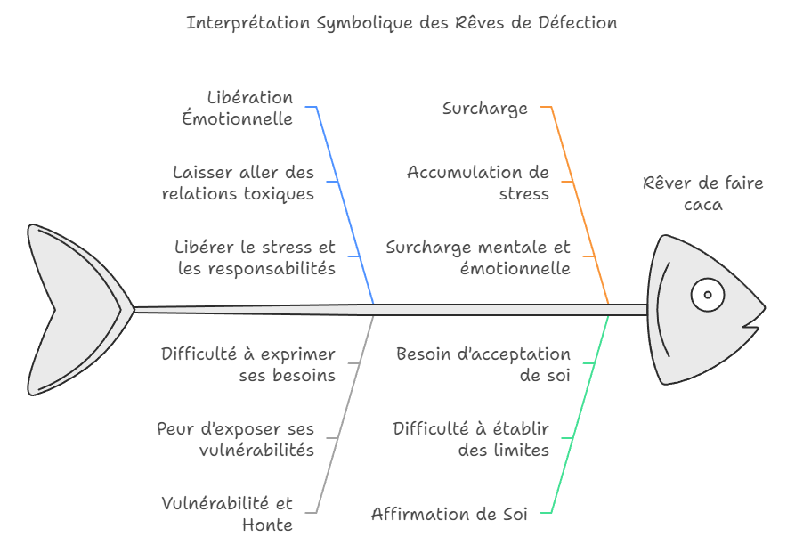 interprétation reve faire caca diagramme